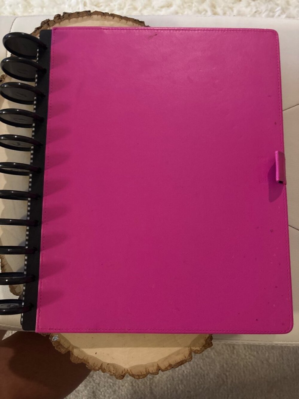 The Happy Planner Large 11-Ring Binder Pink Cover With 3 Dividers & Paper